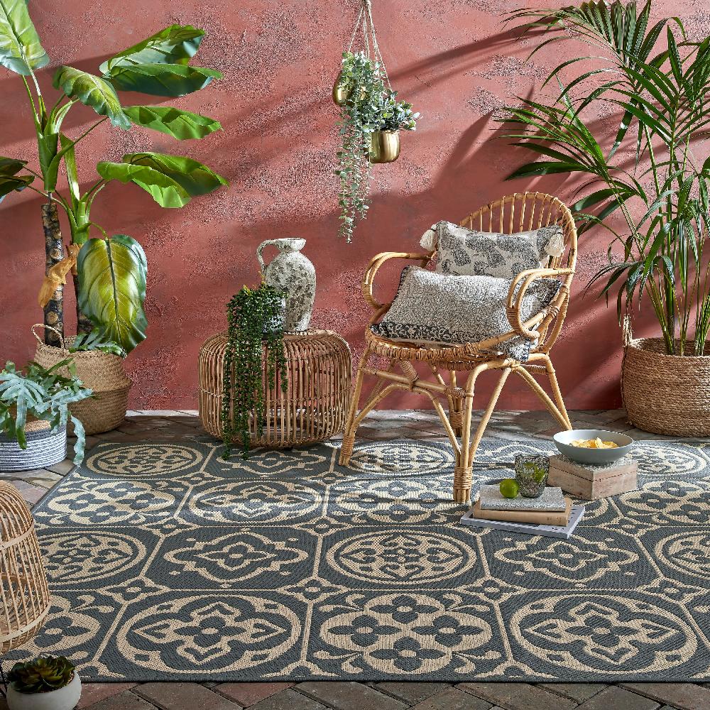 flair rugs Tile Indoor & Outdoor Patterned Rug