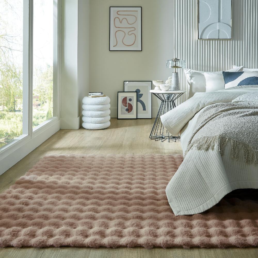 Flair Rugs Waffle Washable Faux Fur Rug
