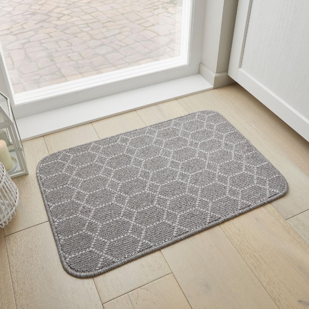 Flair Rugs Washable Argyll Geometric Mat