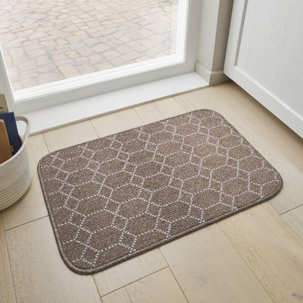 Flair Rugs Washable Argyll Geometric Mat