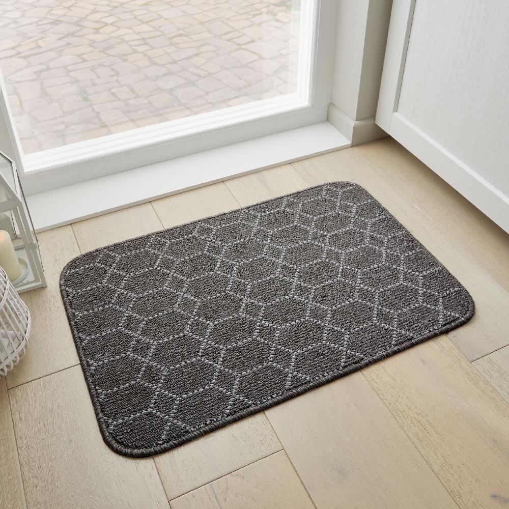 Flair Rugs Washable Argyll Geometric Mat