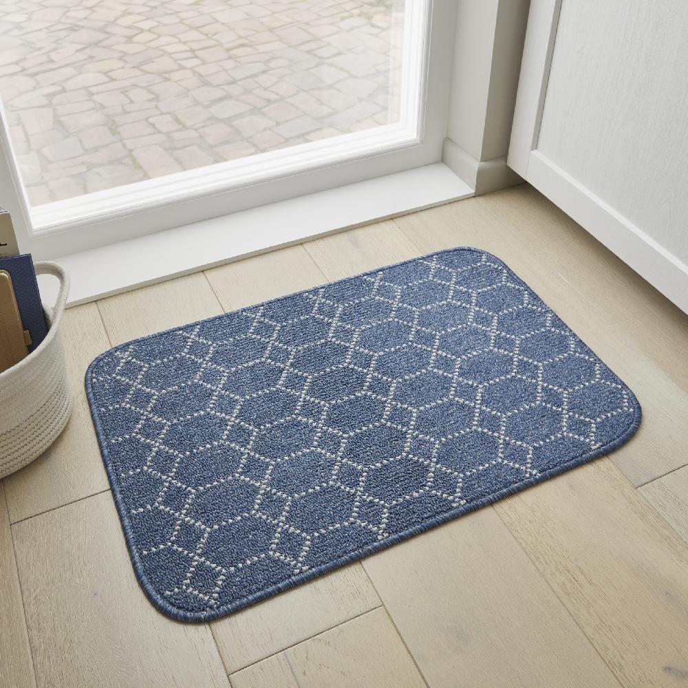 flair rugs Washable Argyll Geometric Mat
