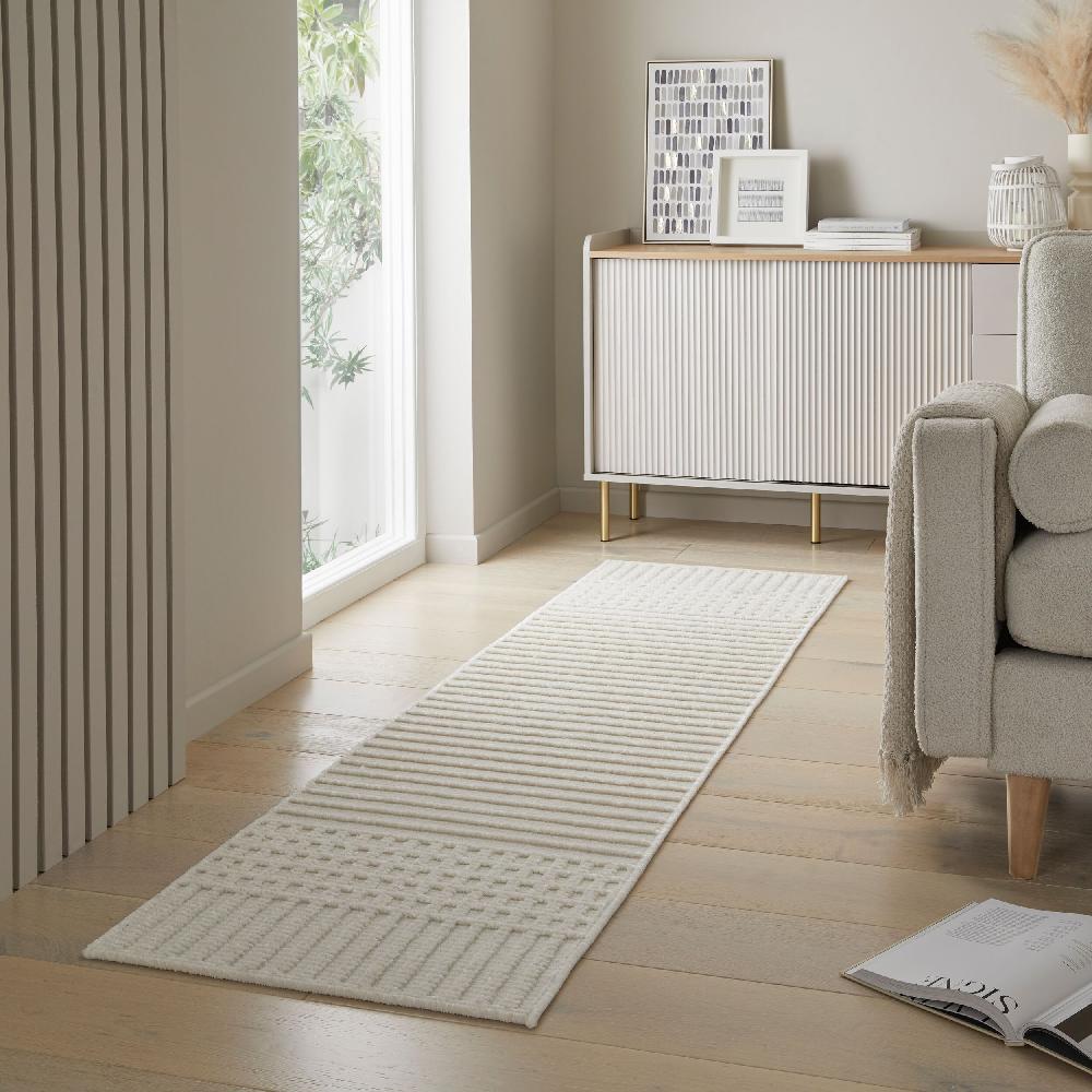 flair rugs Washable Elton Stripe Runner Rug