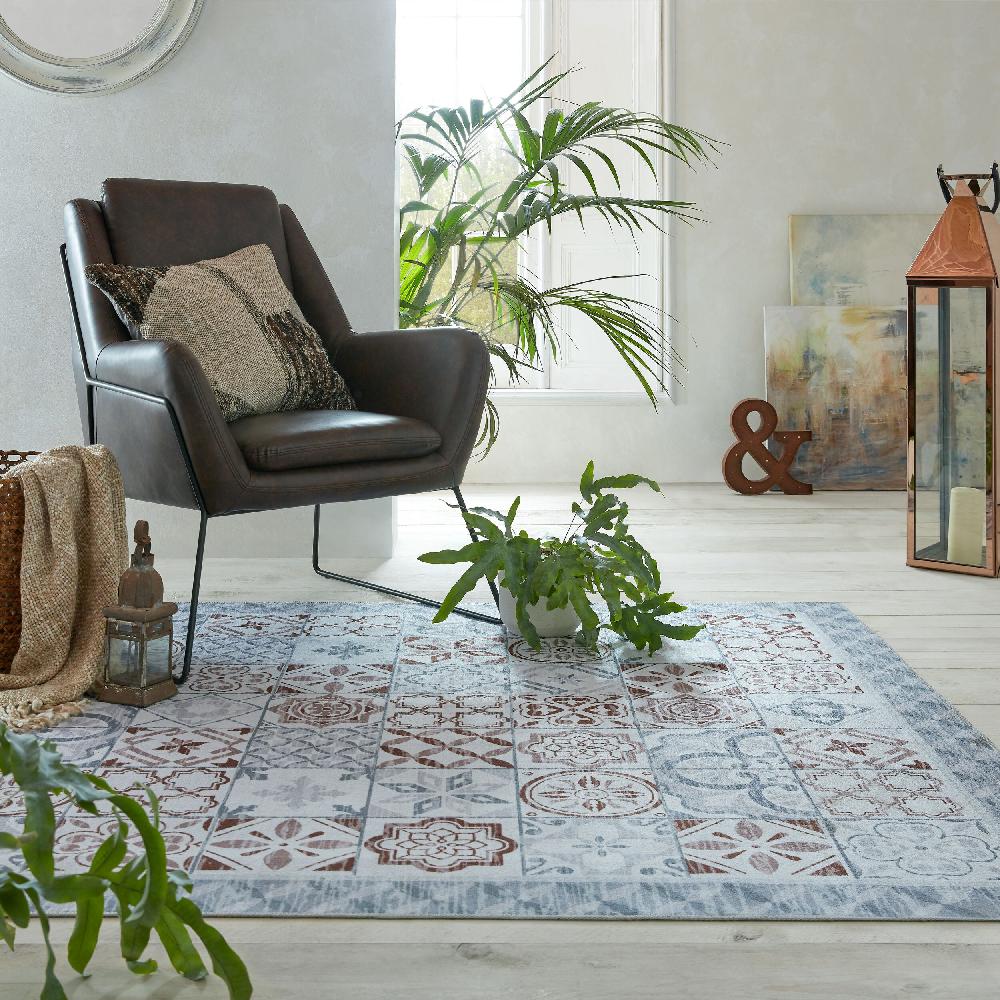 flair rugs Washable Morton Geometric Rug