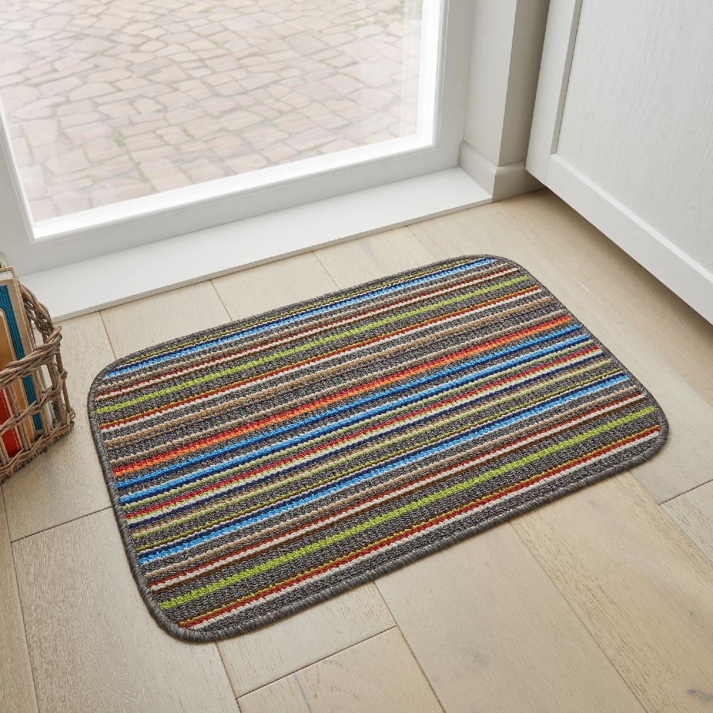 Flair Rugs Washable Roman Stripe Mat