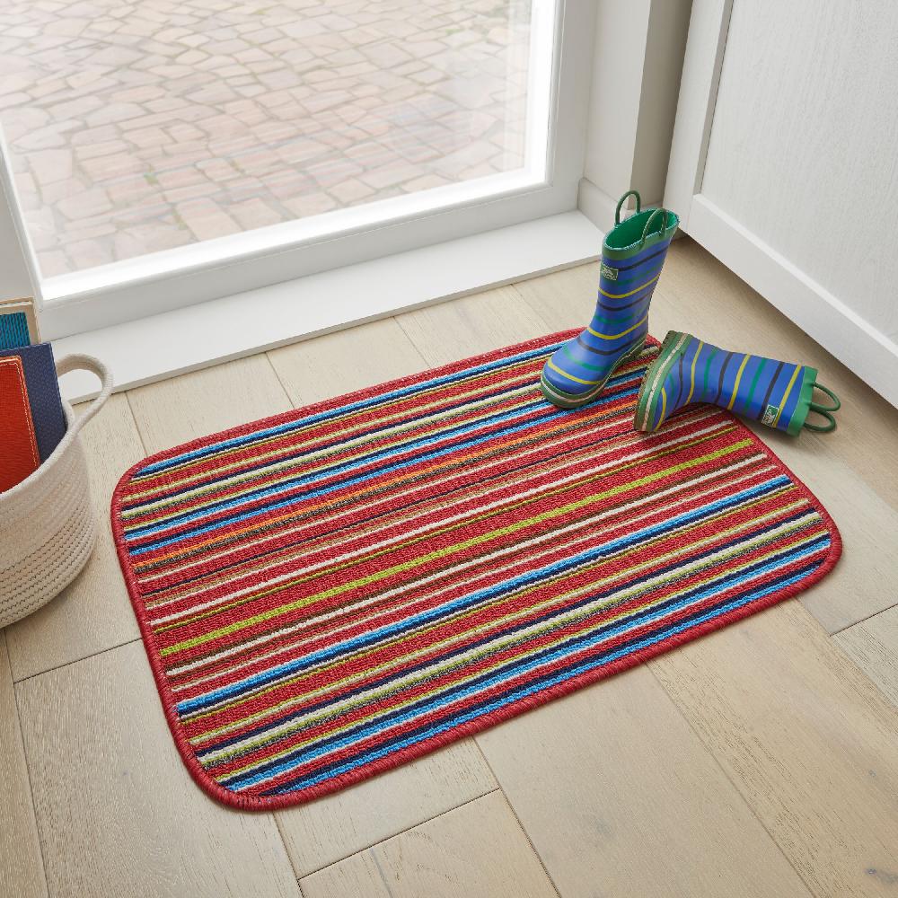 flair rugs Washable Roman Stripe Mat