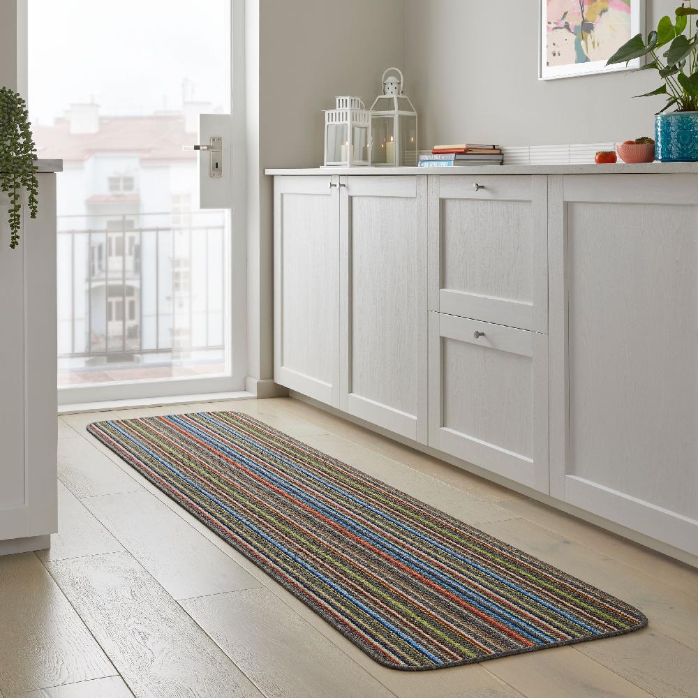 flair rugs Washable Roman Stripe Runner