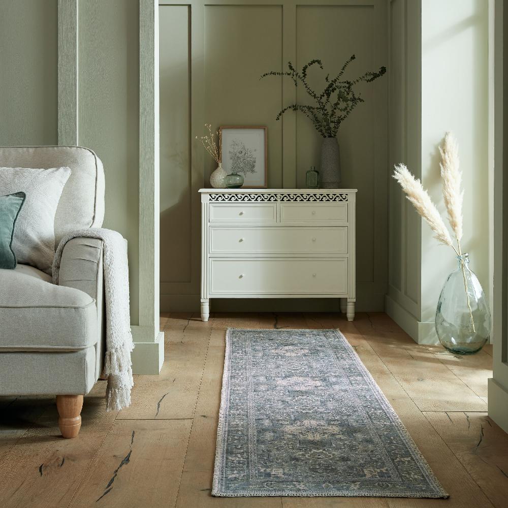 Flair Rugs Washable Windsor Traditional Runner Rug