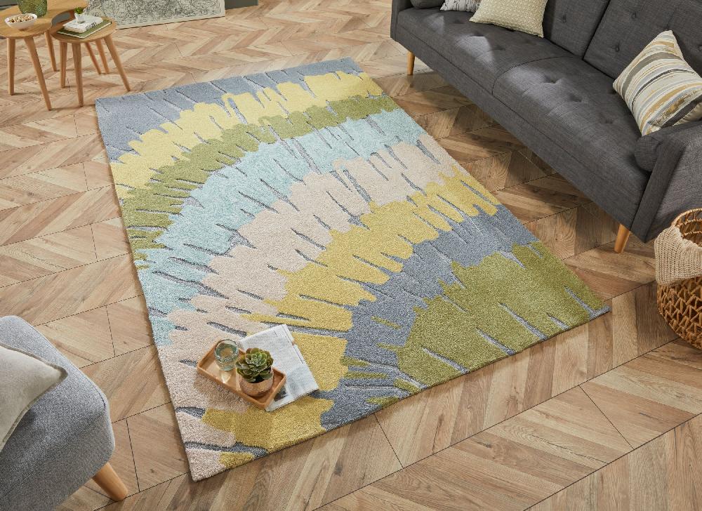 Flair Rugs Woodgrain Abstract Pattern Rug
