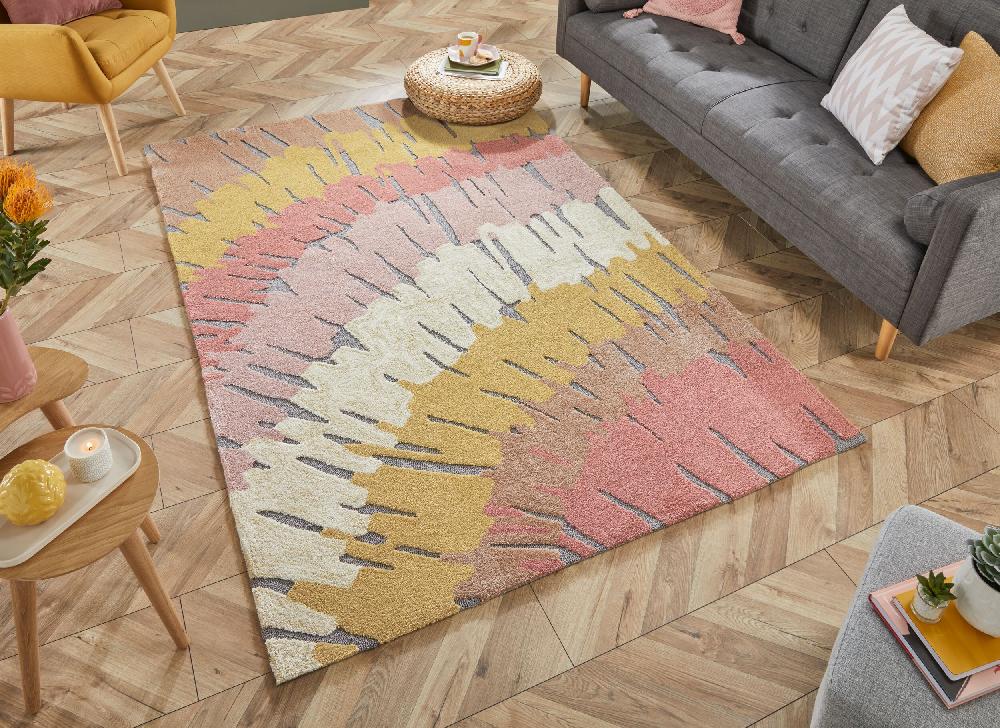 Flair Rugs Woodgrain Abstract Pattern Rug