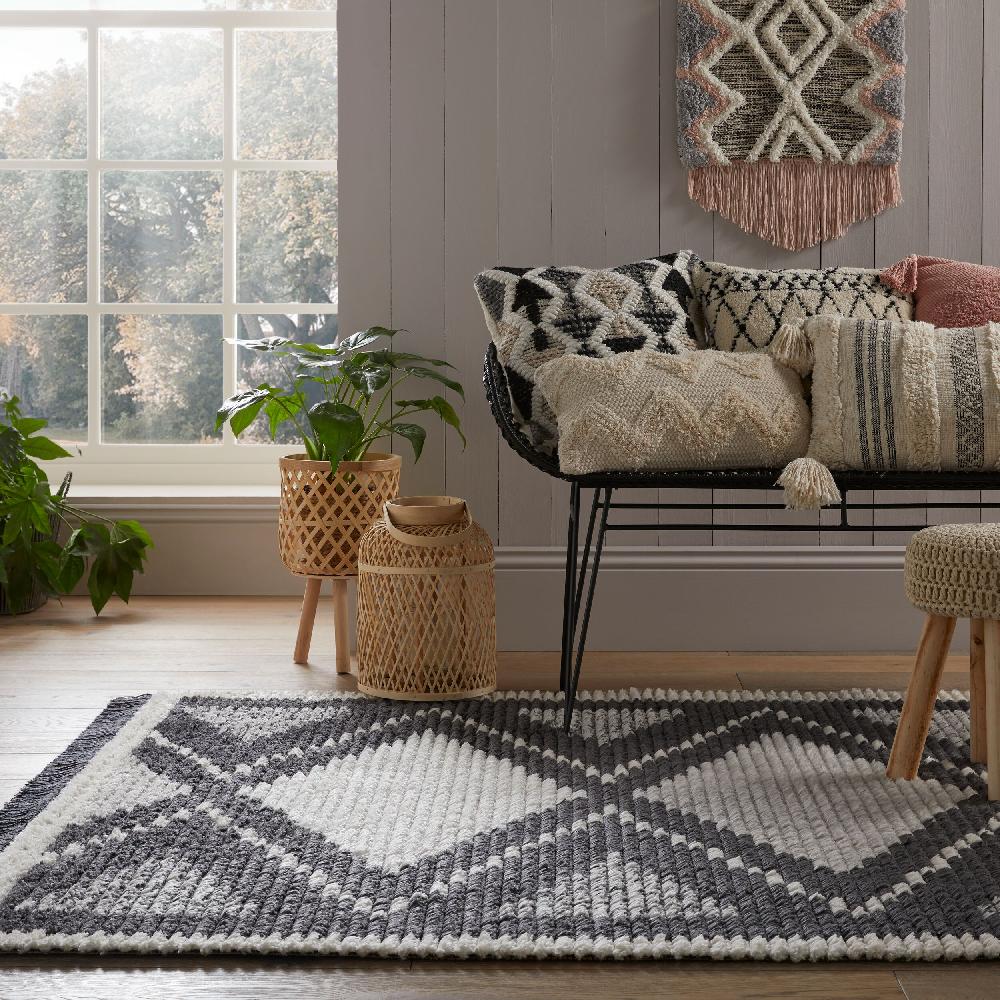 flair rugs Zaid Berber Global Shaggy Rug
