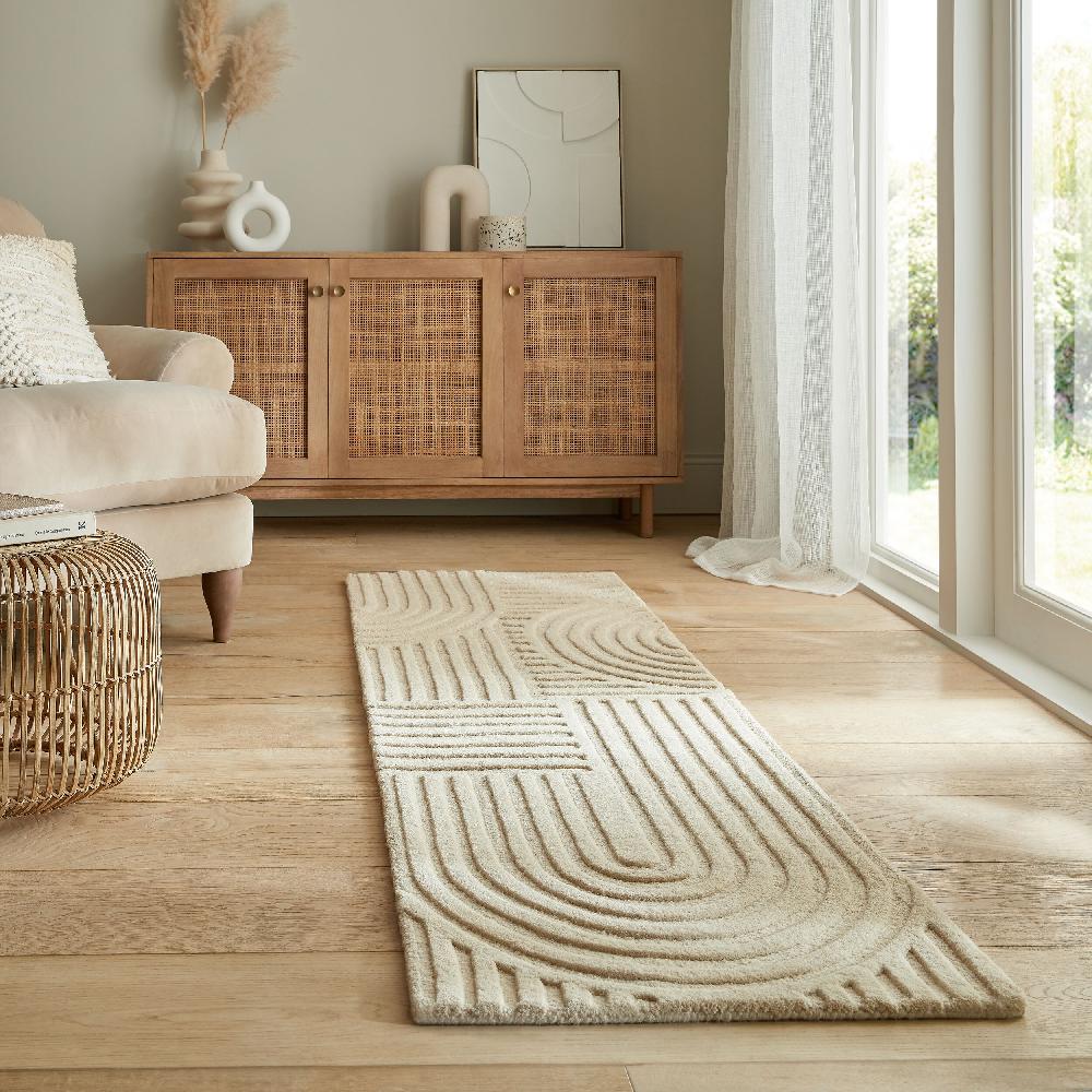 flair rugs Zen Garden Modern Wool Runner Rug