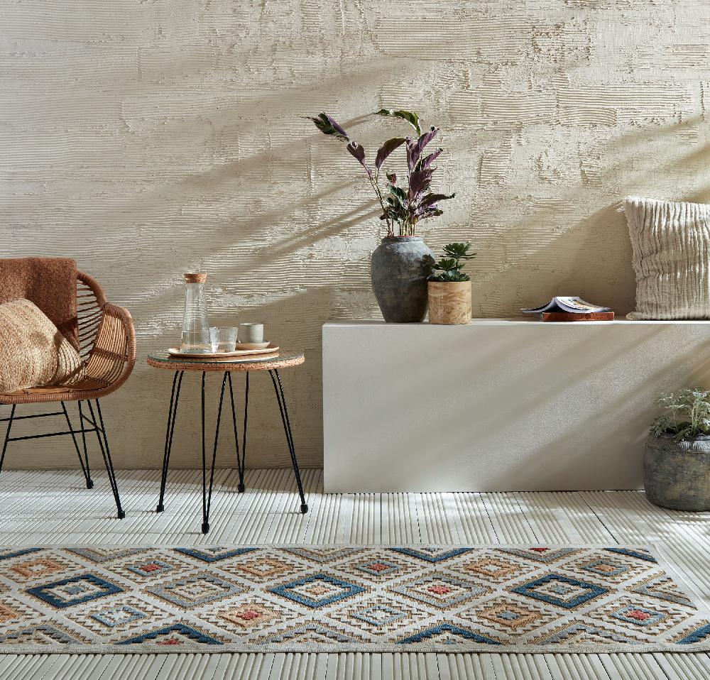 flair rugs Zion Geometric Indoor Outdoor Runner