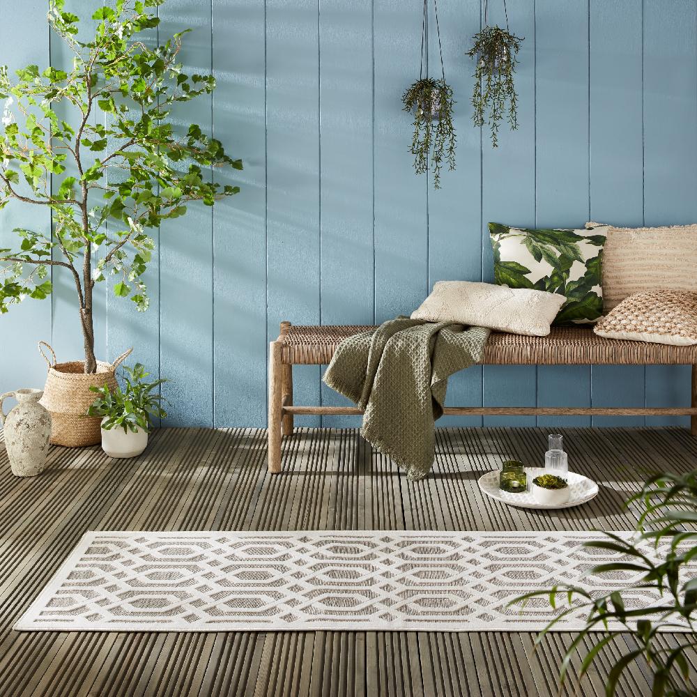 flair rugs Mataro Indoor & Outdoor Geometric Patterned Runner Rug