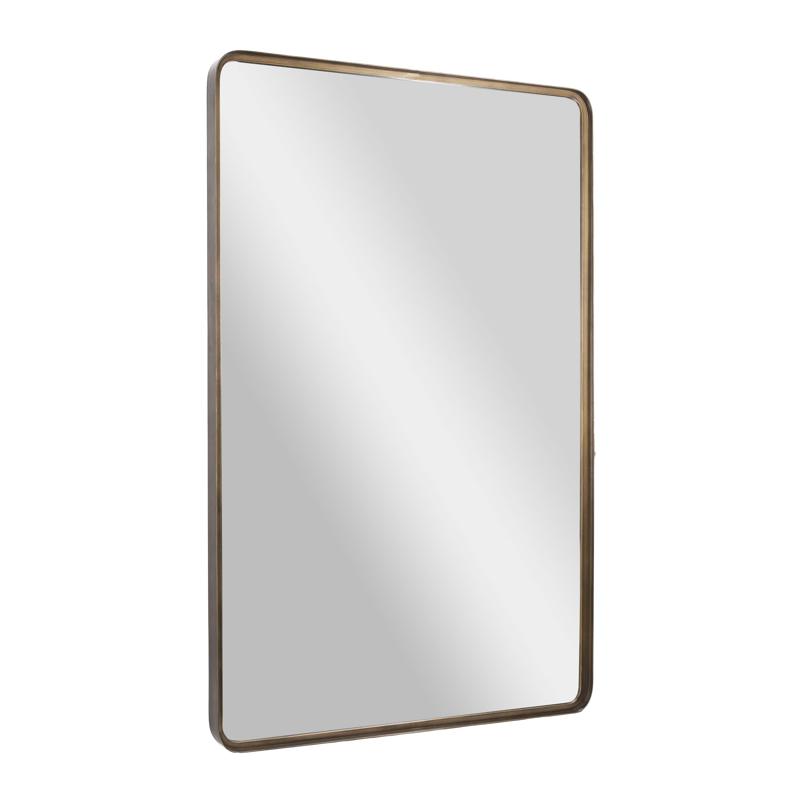 Flash Furniture Ava 48" X 30" Metal Deep Framed Wall Mirror - Large Accent Mirror For Bathroom Entryway Dining Room & Living Room In Bronze