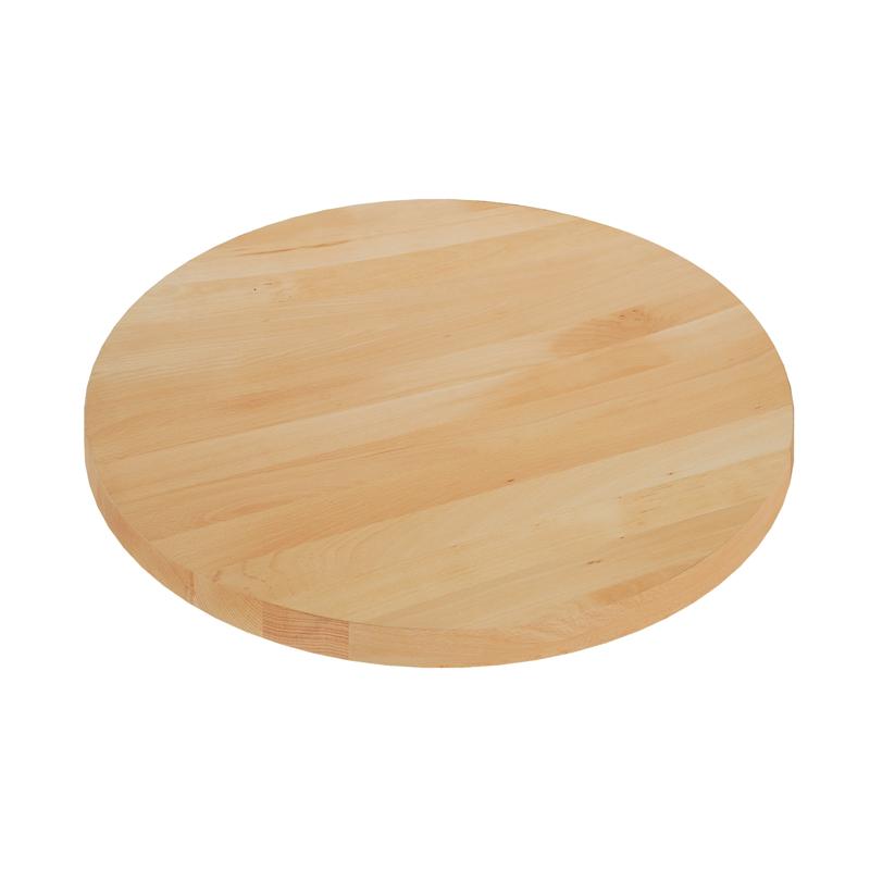 Flash Furniture Bennett 30 Inch Round Solid Wood Indoor 1.5 Inch Thick Rectangular Tabletop In Natural