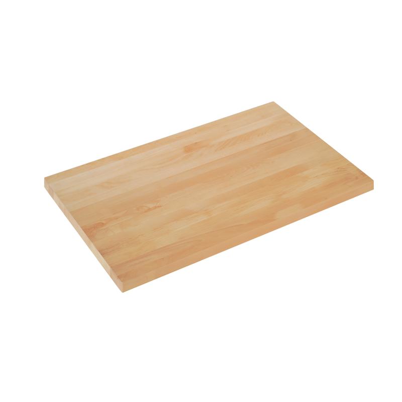 Flash Furniture Bennett 30x48 Solid Wood Indoor 1.5 Inch Thick Rectangular Tabletop In Natural