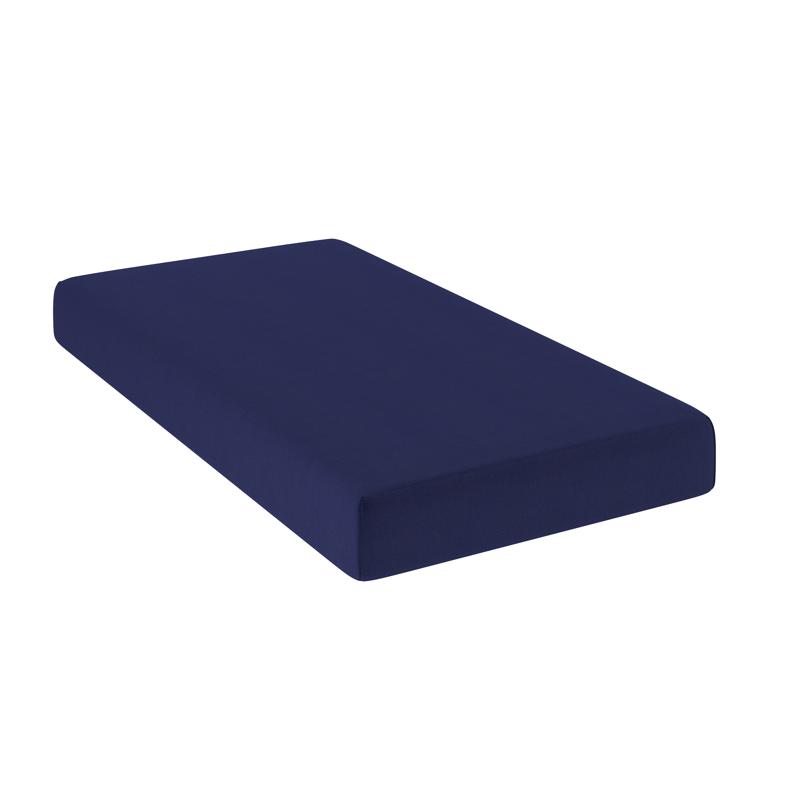 Flash Furniture Irvine Liquid-Resistant Memory Foam 8" Twin Mattress With Removable Cover With Zipper In Blue