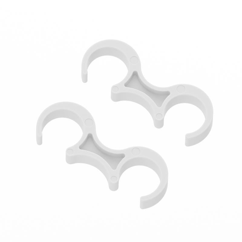 flash furniture Lowe White Wide Plastic Ganging Clips - Set of 2