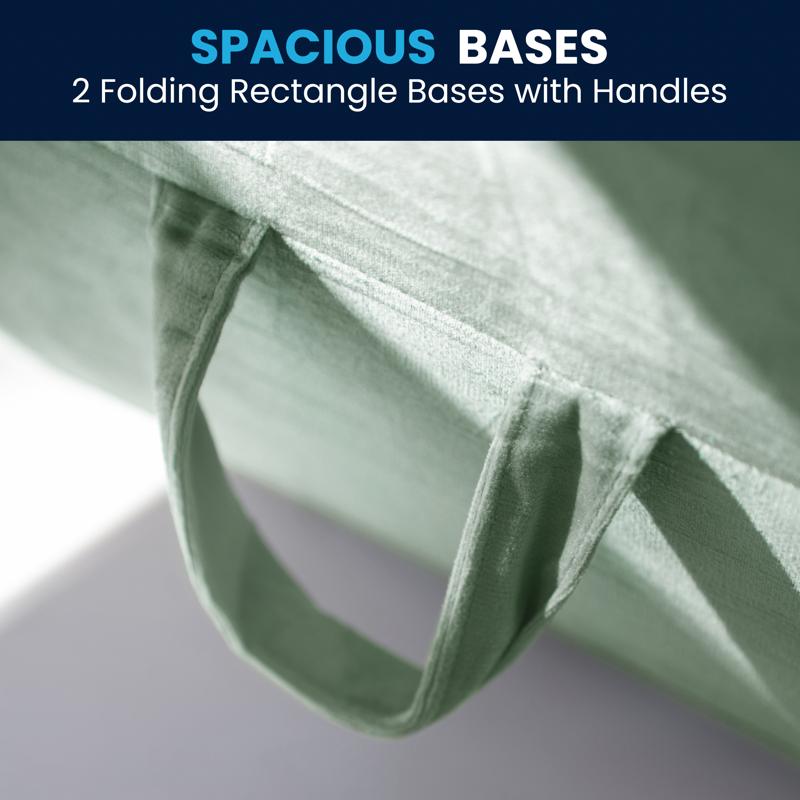 Flash Furniture Marlowe 56" Modular Kids Play Couch With 6 Soft Foam Sectional Sofa Pieces In Sage