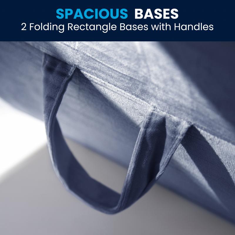 Flash Furniture Marlowe 56" Modular Kids Play Couch With 6 Soft Foam Sectional Sofa Pieces In Blue