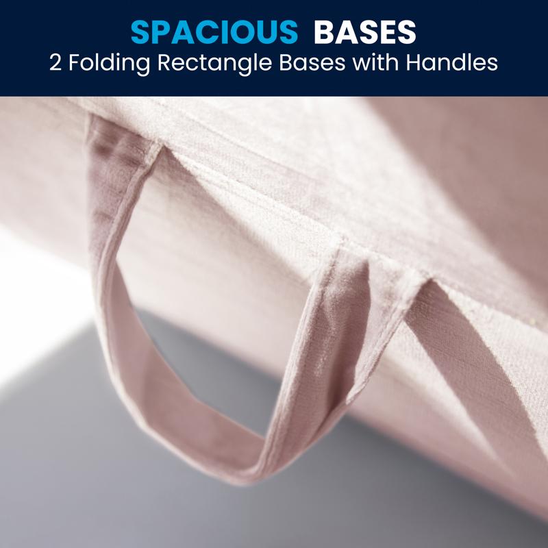 Flash Furniture Marlowe 56" Modular Kids Play Couch With 6 Soft Foam Sectional Sofa Pieces In Blush