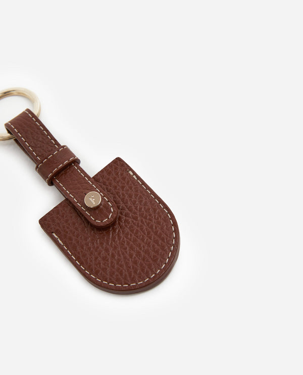 Flattered Airy Keyring Leather Cognac