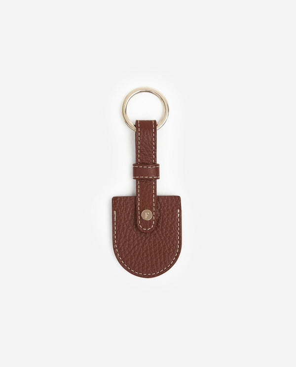 flattered Airy Keyring Leather Cognac