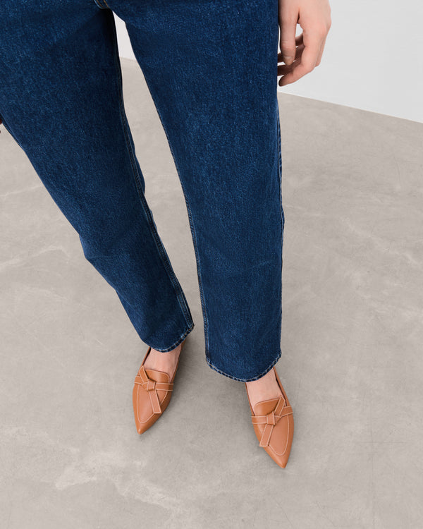 Flattered Ally Leather Cognac