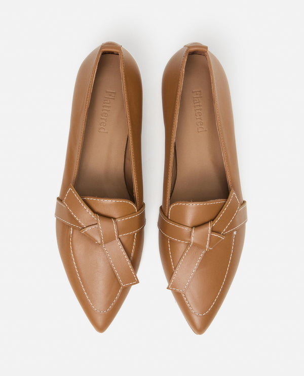 Flattered Ally Leather Cognac