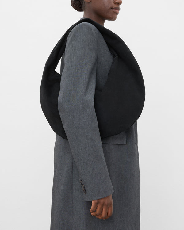 Flattered Alva Shoulder Bag Suede Black