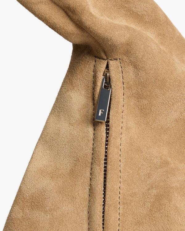 Flattered Alva Shoulder Bag Suede Sand