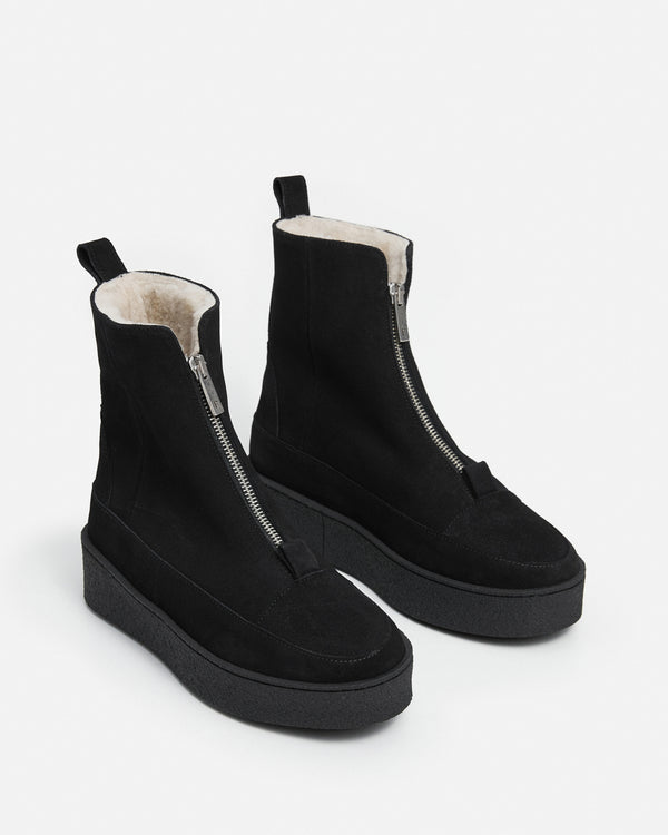 Flattered Amelia Suede Black