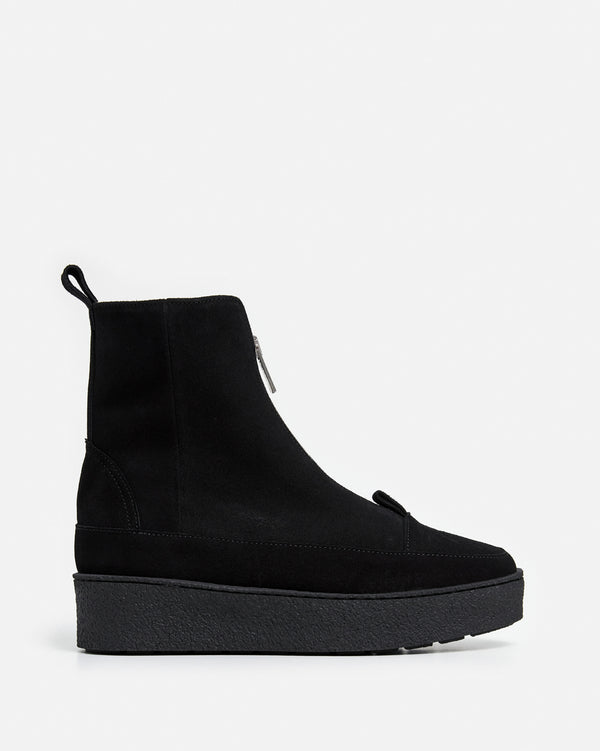 flattered Amelia Suede Black