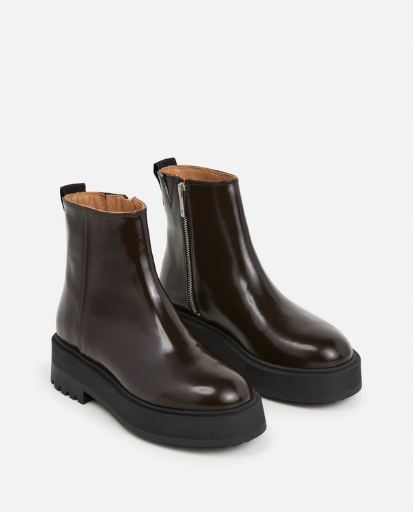 Flattered Assia Leather Chocolate