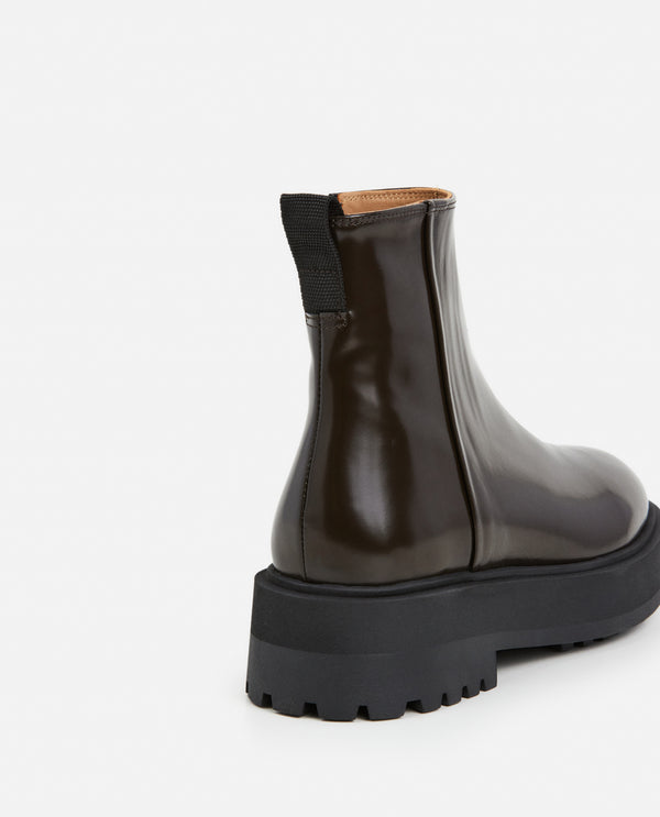 Flattered Assia Leather Chocolate