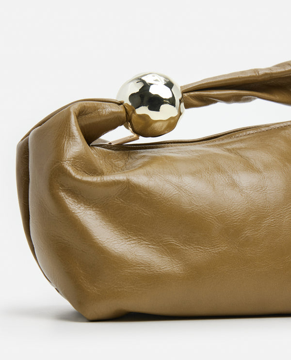 Flattered Astrid Handbag Leather Patent Olive