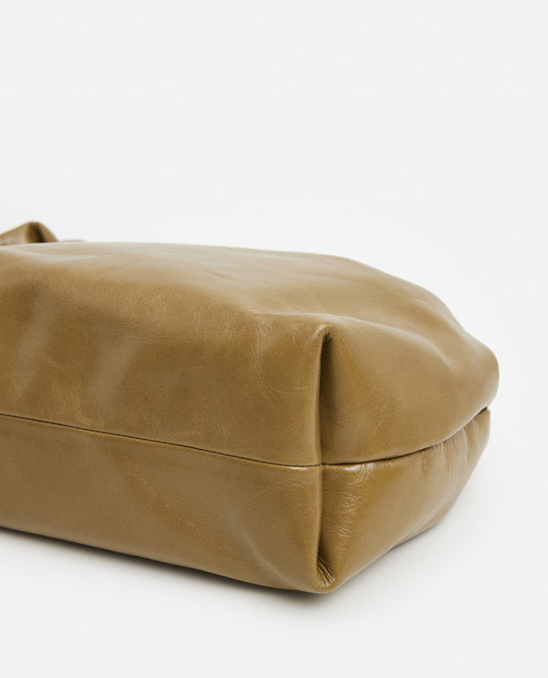 Flattered Astrid Handbag Leather Patent Olive