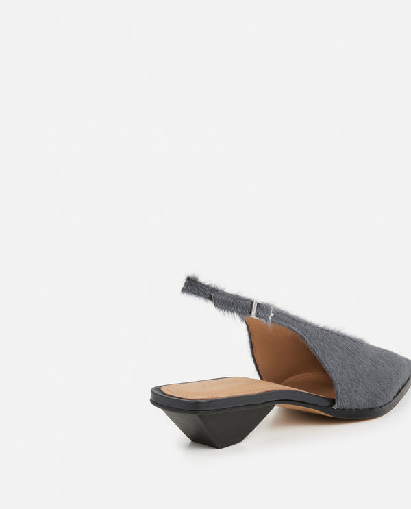 Flattered Avalon Leather Hair Stone Grey