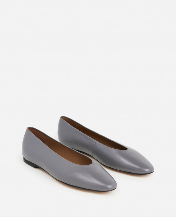 Flattered Belinda Leather Stone Grey