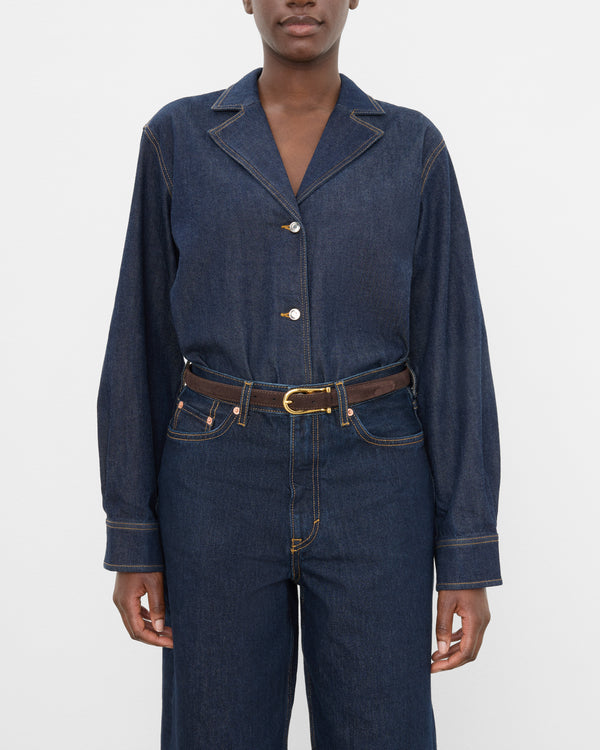 Flattered Betty Belt Suede Chocolate