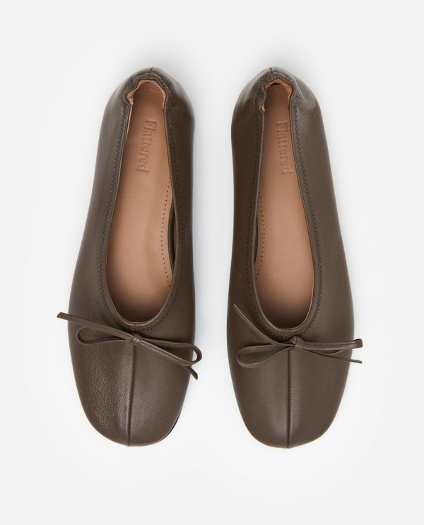 Flattered Blaise Leather Khaki