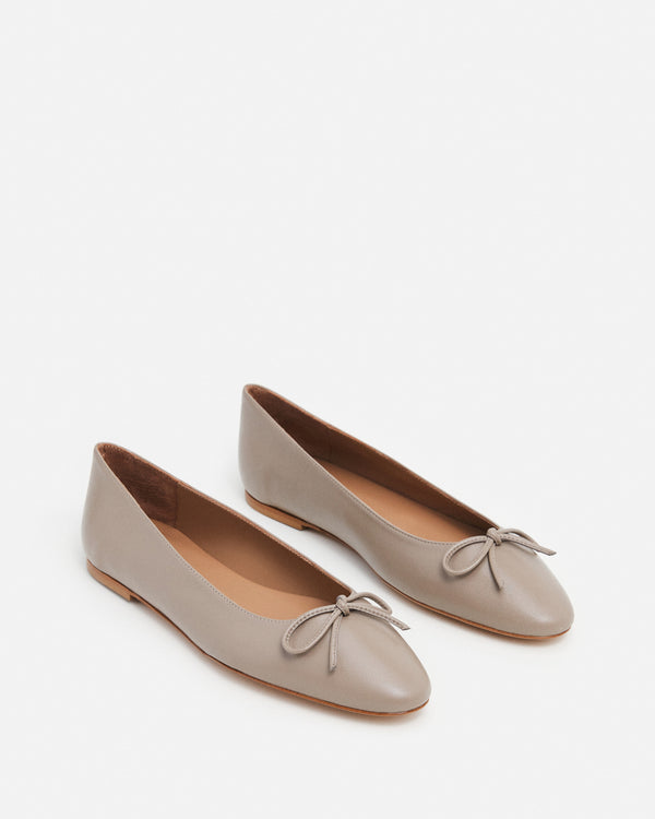 Flattered Bodil Leather Taupe