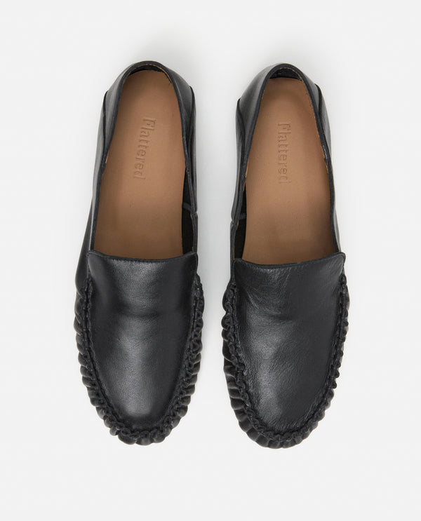 flattered Bon Bon Leather Black