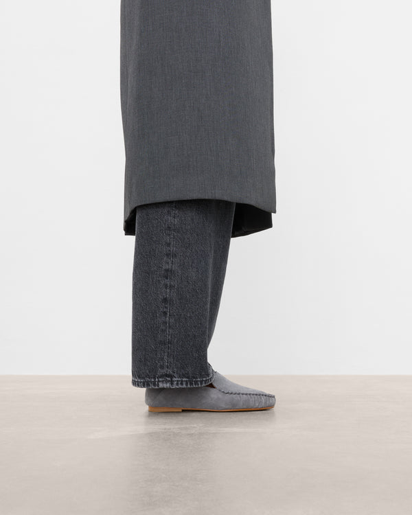 Flattered Bon Bon Suede Pearl Grey