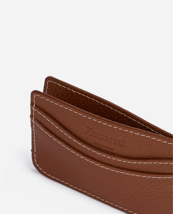 Flattered Bonnie Cardholder Leather Cognac