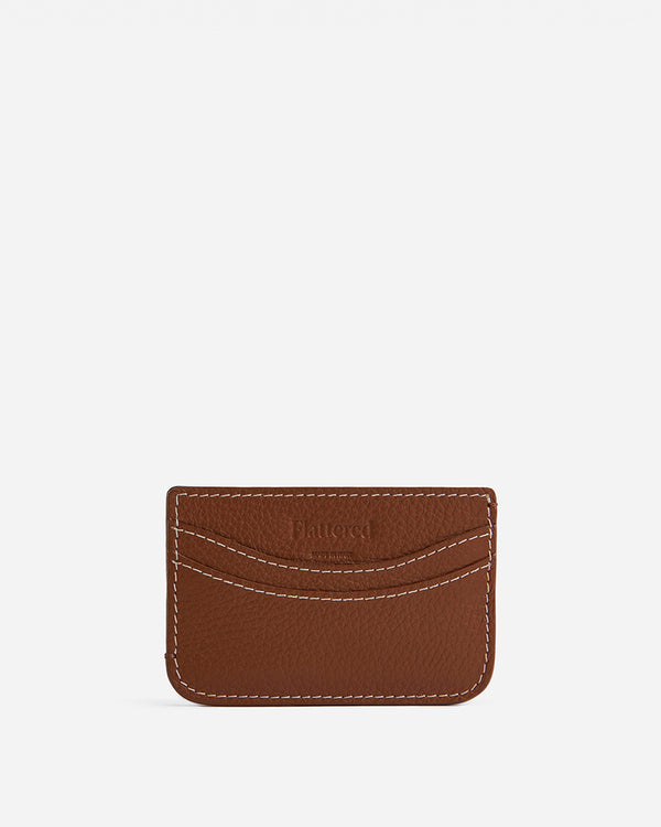 flattered Bonnie Cardholder Leather Cognac
