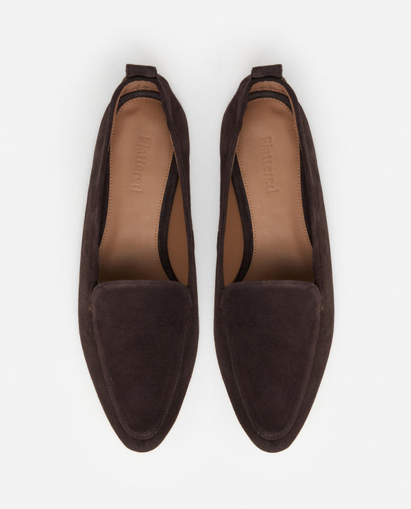 Flattered Cajsa Suede Chocolate