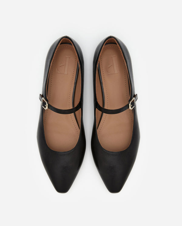 Flattered Camila Leather Black