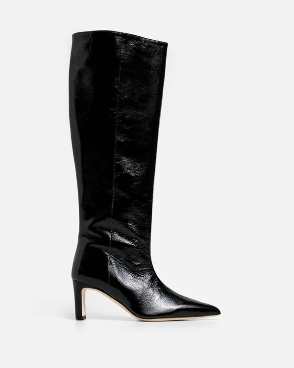 flattered Carmen Leather Patent Black